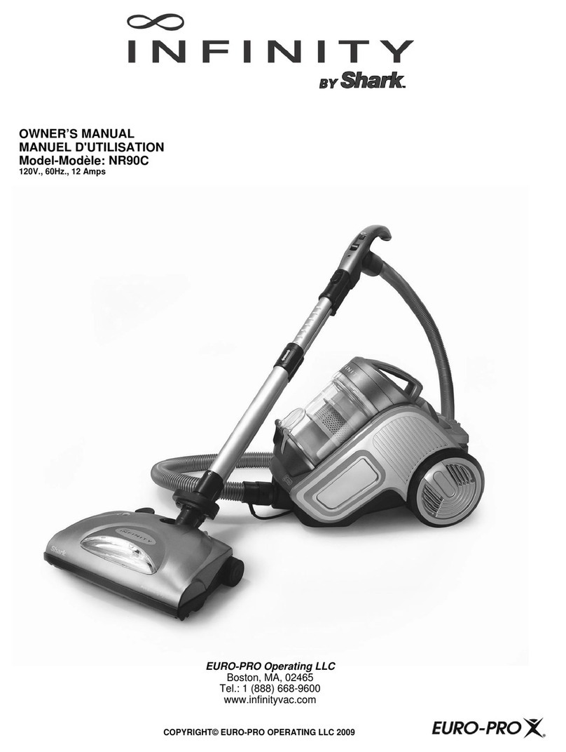 Shark Infinity NR90C User manual