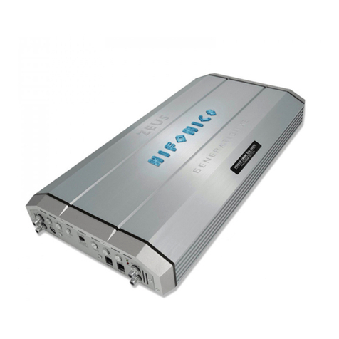Hifonics X3-ZEUS User manual
