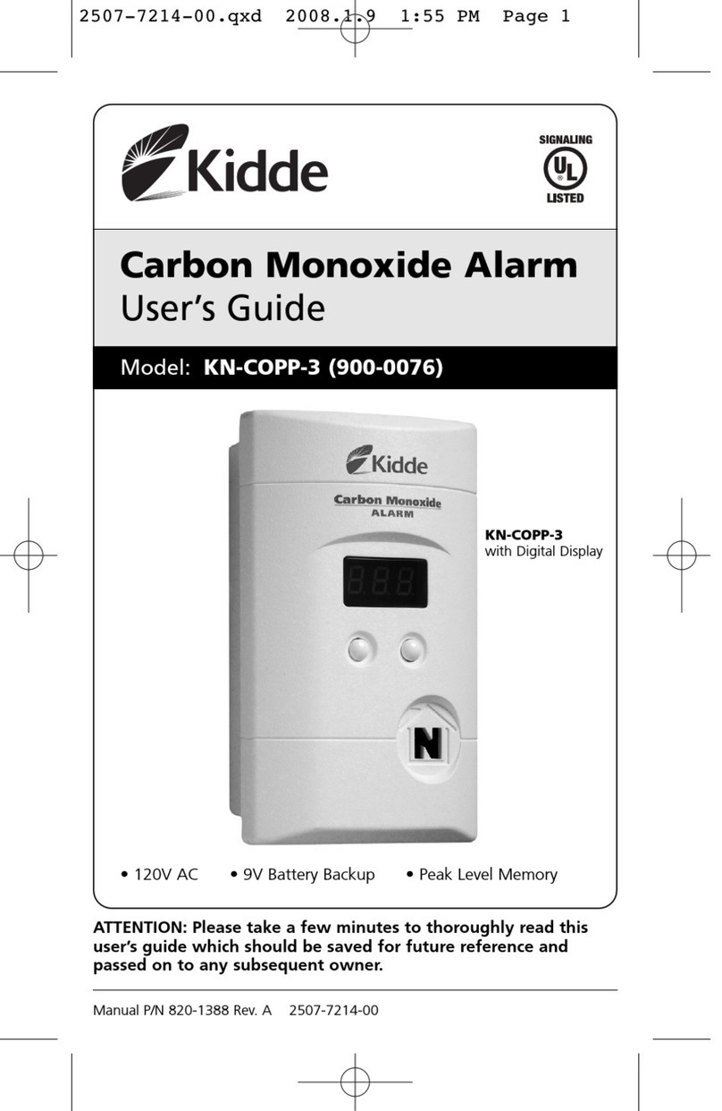 Kidde KN-COPP-3 User manual