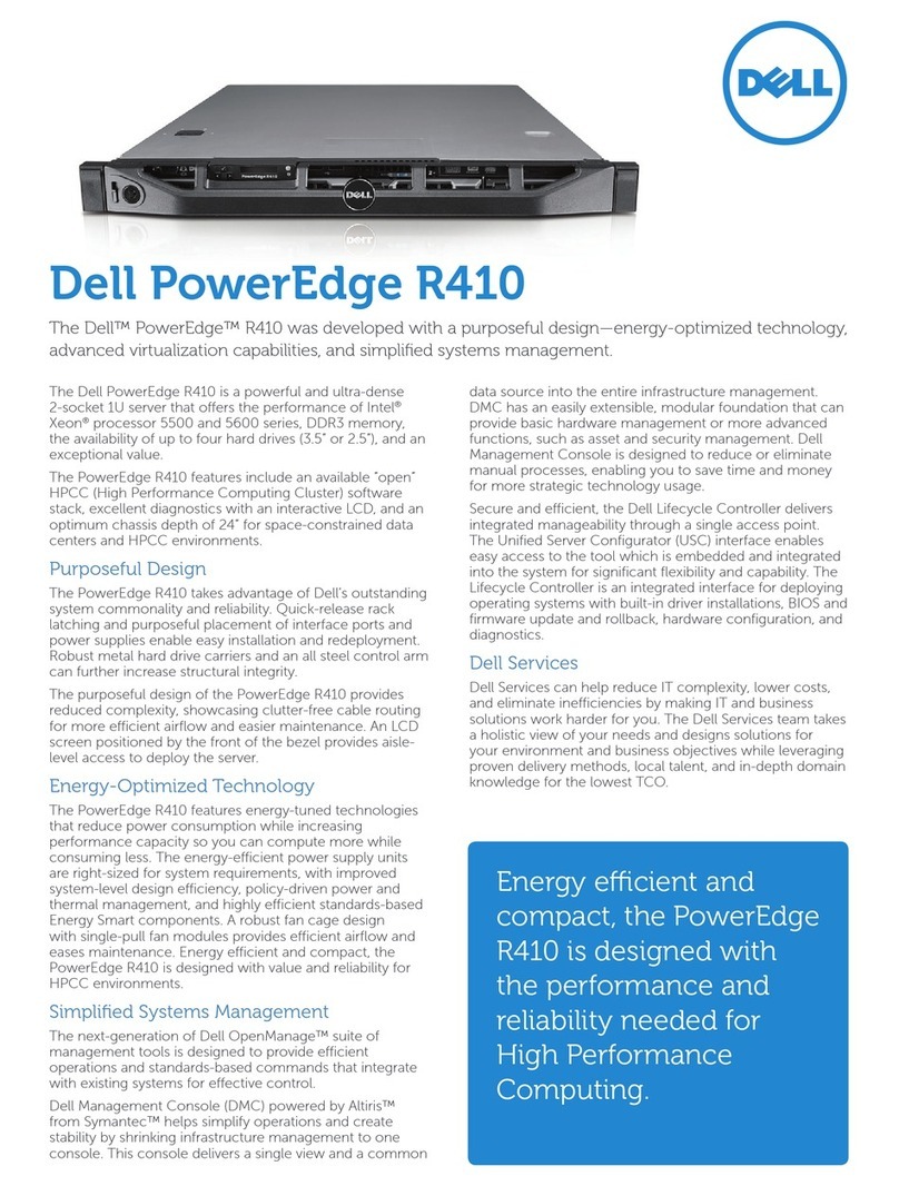 Dell PowerEdge R410 User manual
