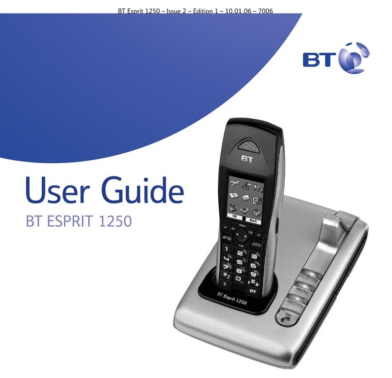 BT ESPRIT 1250 user guide