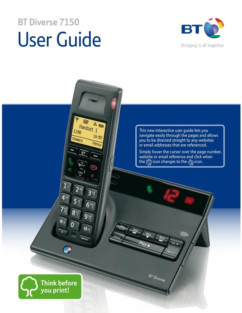 BT DIVERSE 7150 User manual