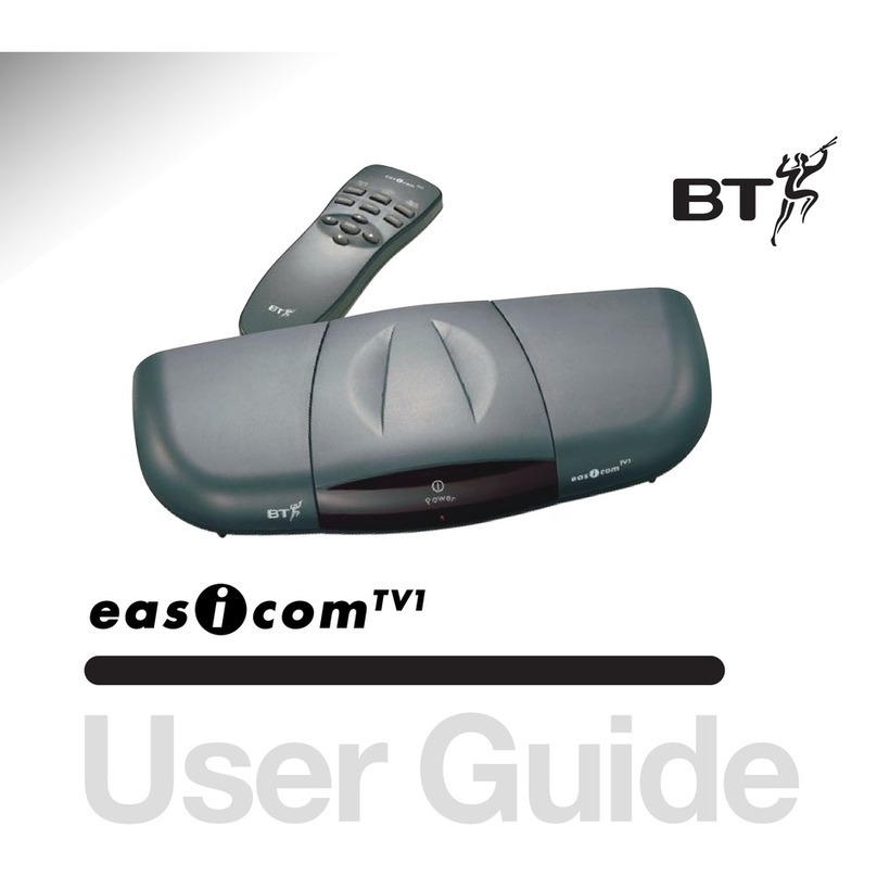 BT EASICOM TV1 user guide