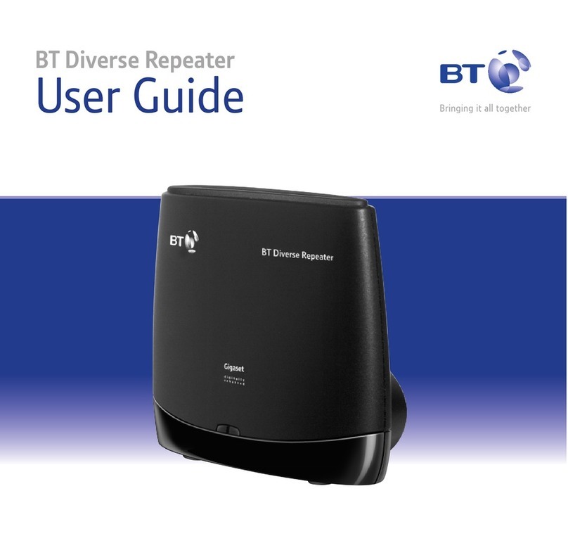 BT DIVERSE REPEATER user guide
