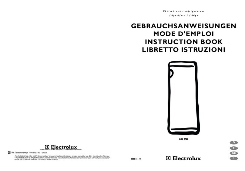 Electrolux ERC 2723 User manual
