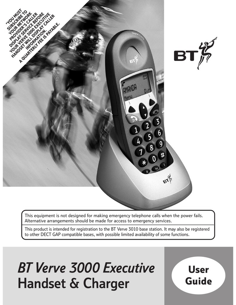 BT VERVE 3000 EXECUTIVE User manual