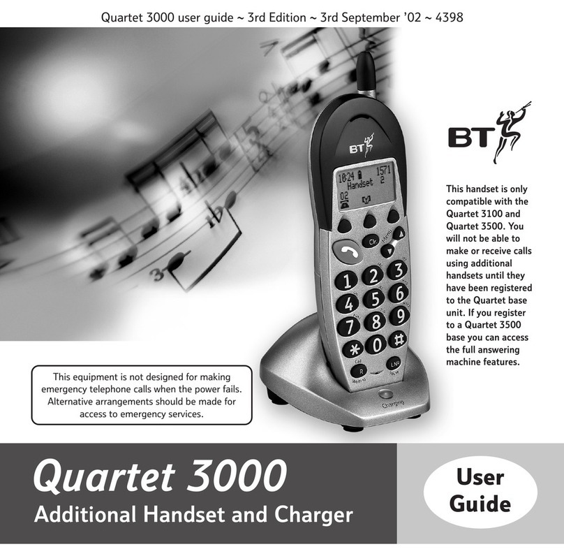 BT QUARTET 3000 User manual