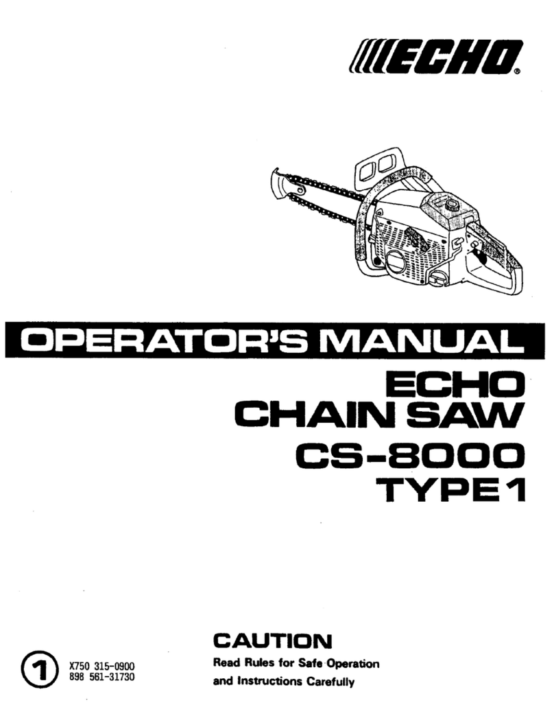 Echo CS-8000 User manual Echo CS-8000 User manual