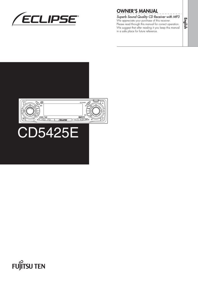 Eclipse CD 5425E User manual