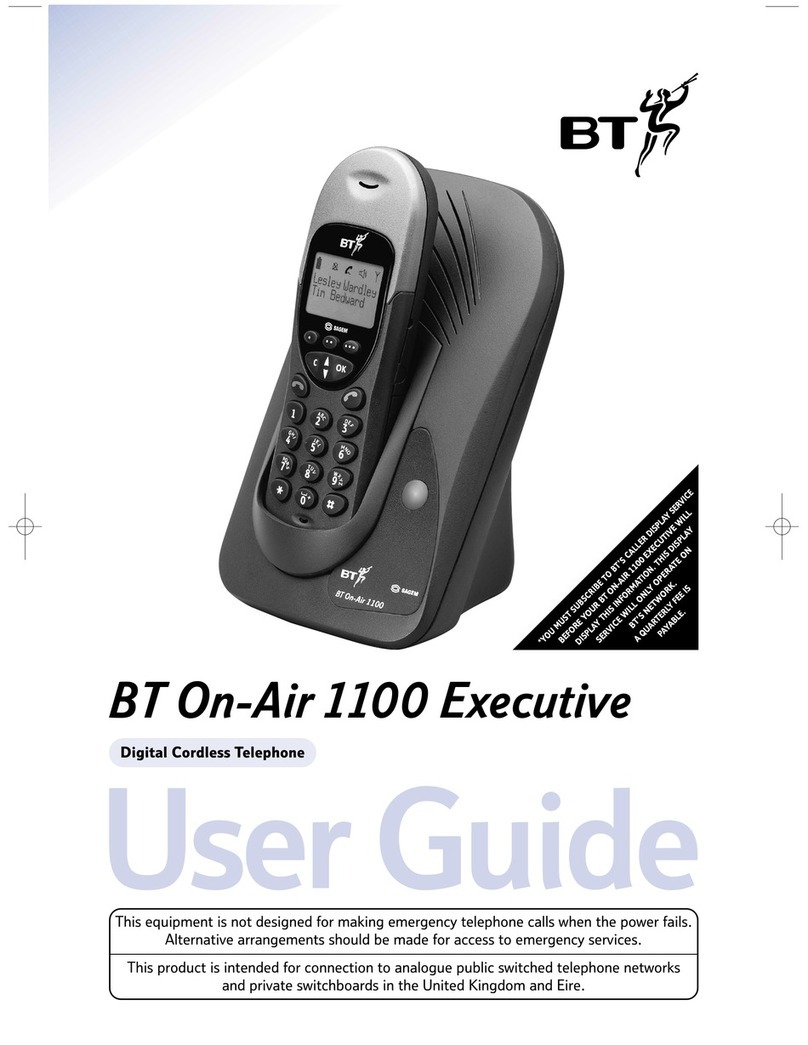 BT ON-AIR 1100 EXECUTIVE user guide