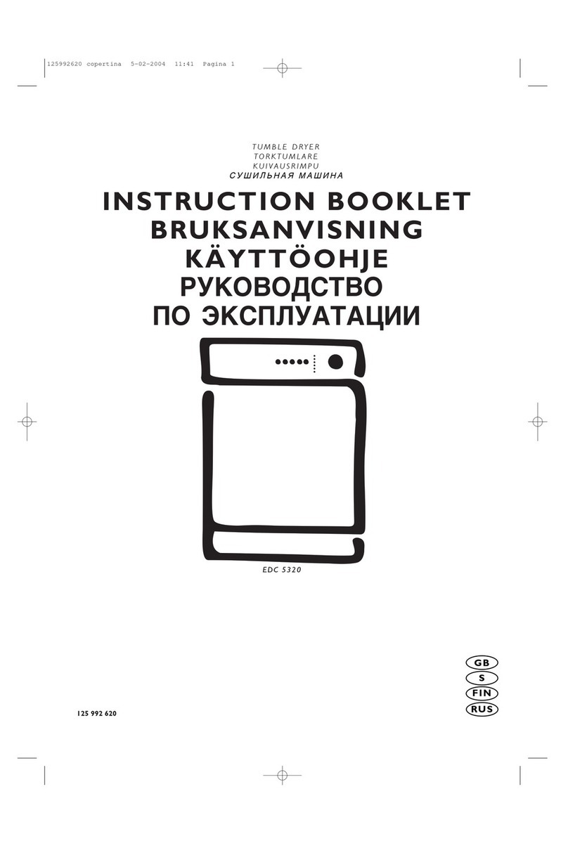 Electrolux EDC 5320 Instruction booklet