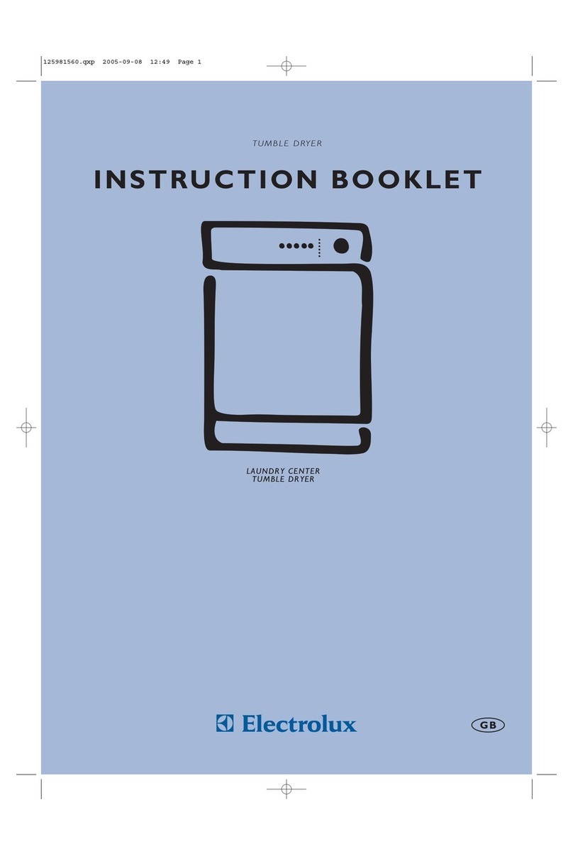 Electrolux EDC 5345 User manual Electrolux EDC 5345 User manual