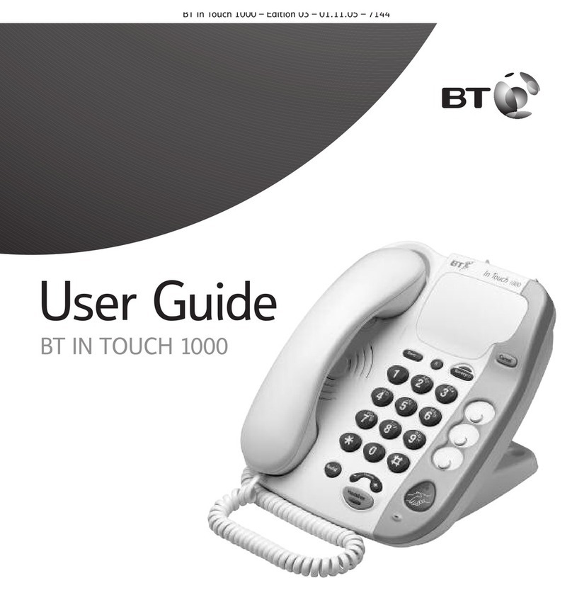 BT IN TOUCH 1000 User manual