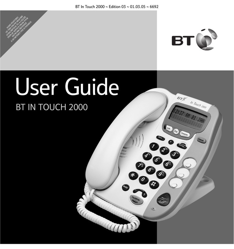 BT IN TOUCH 2000 User manual