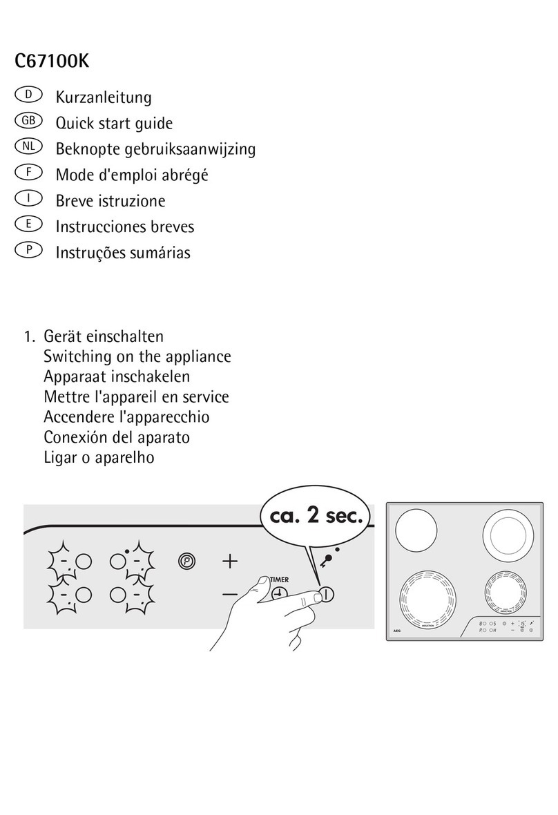 AEG C67100K User manual