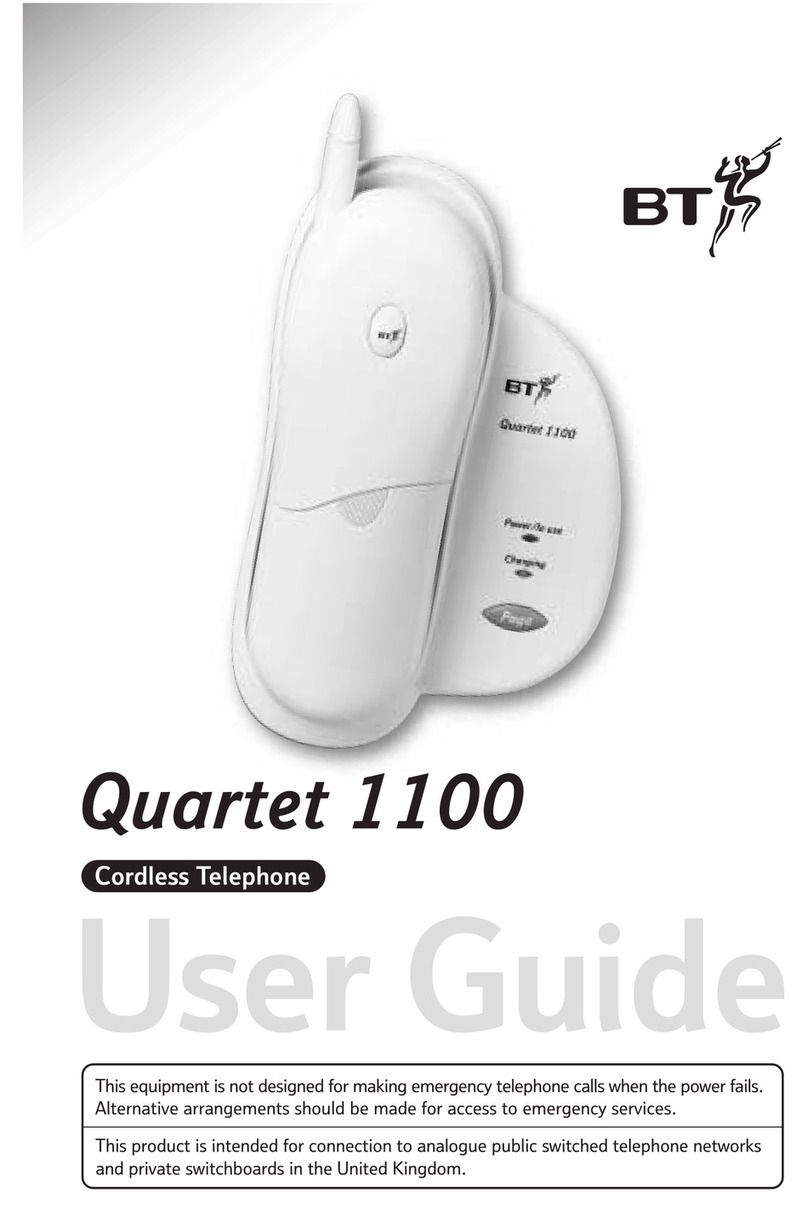 BT QUARTET 1100 User manual