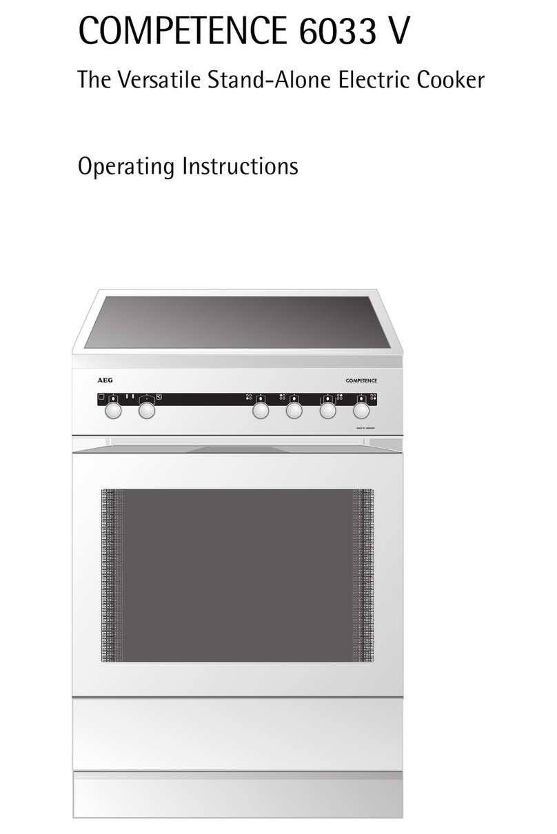 AEG COMPETENCE 6033 V operating instructions AEG COMPETENCE 6033 V operating instructions