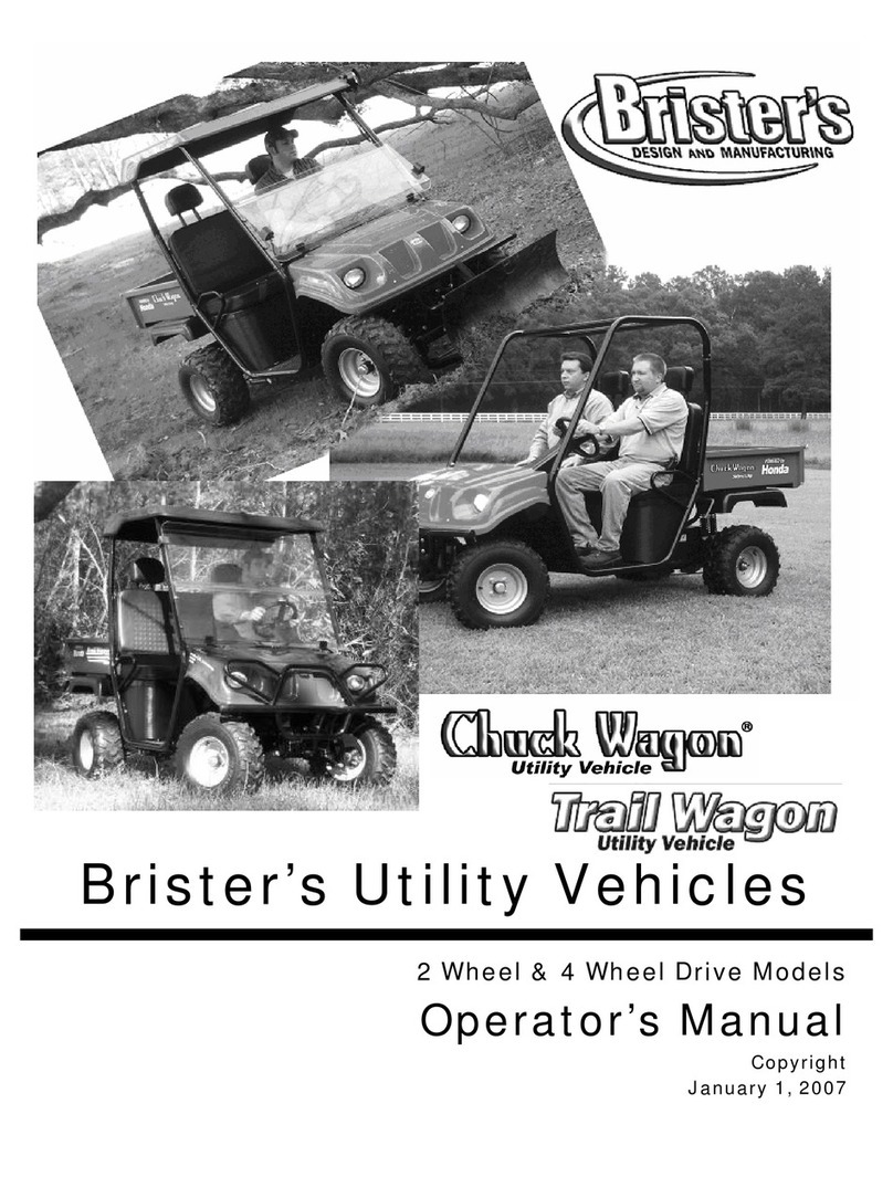 BRISTERS TRAIL WAGON Operator's manual