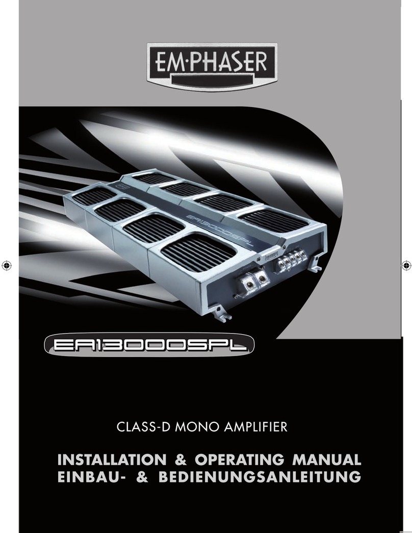 EMPHASER EA13000SPL Installation instructions