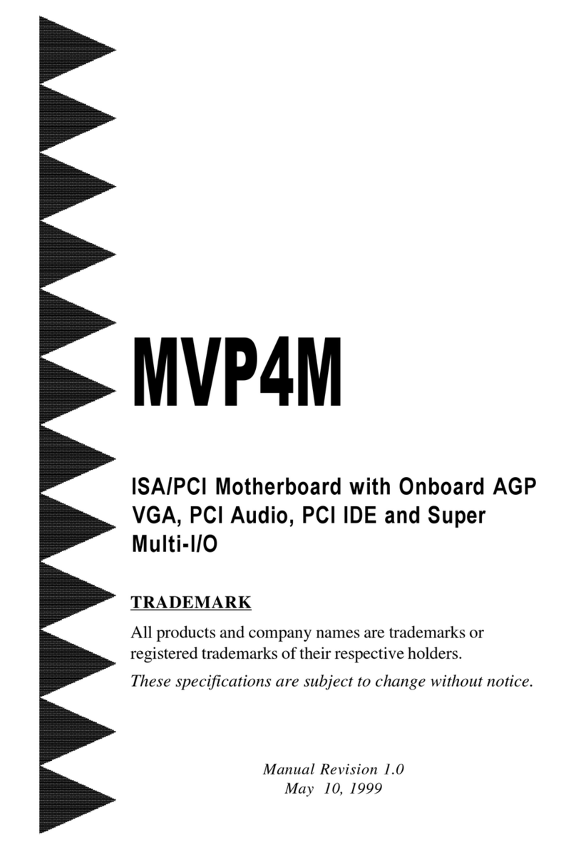 EPOX MVP4M User manual EPOX MVP4M User manual