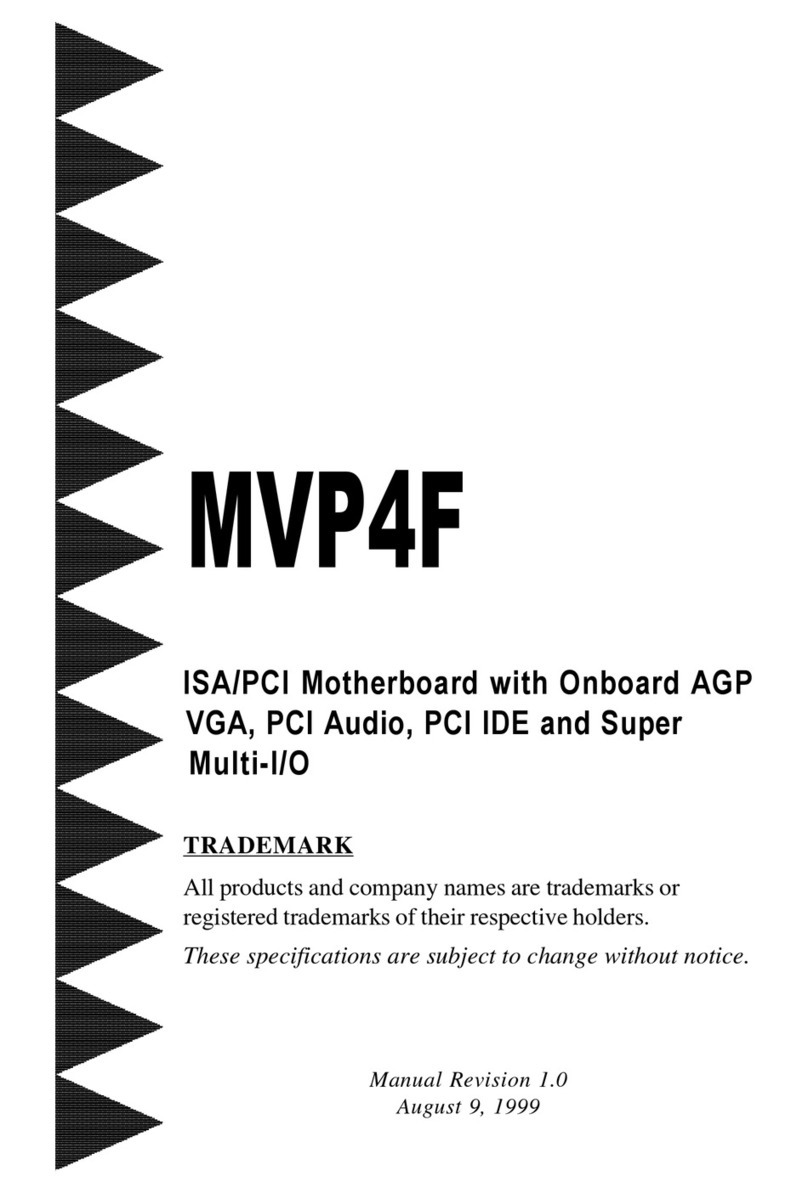 EPOX MVP4F User manual