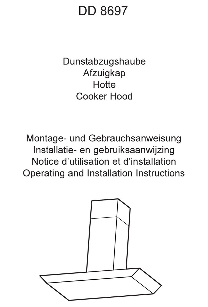 AEG Electrolux DD 8697 OPERATING AND INSTALLATION Manual