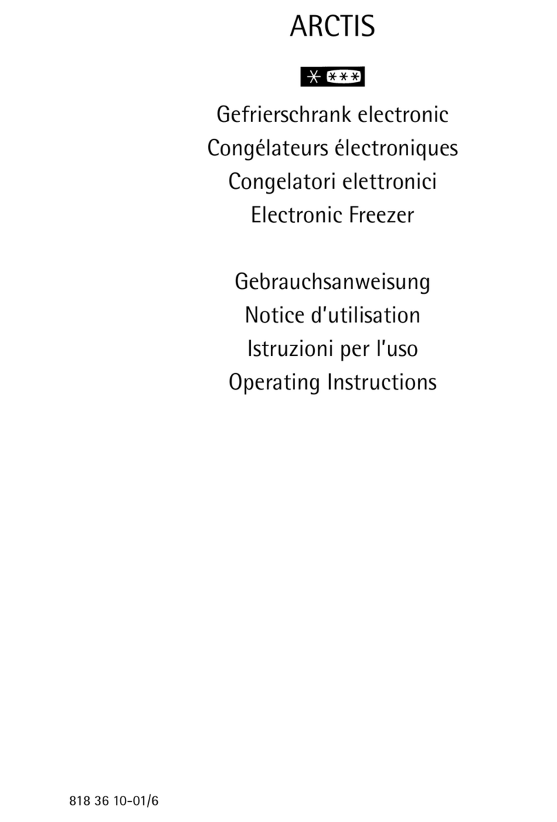 AEG ARCTIS operating instructions