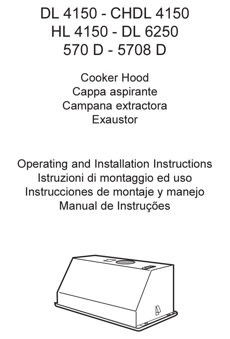 AEG DL 6250 OPERATING AND INSTALLATION Manual