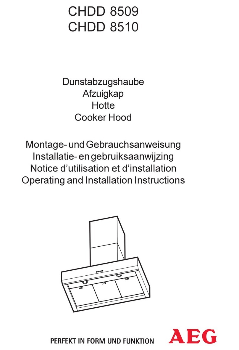 AEG CHDD 8509 Specification sheet