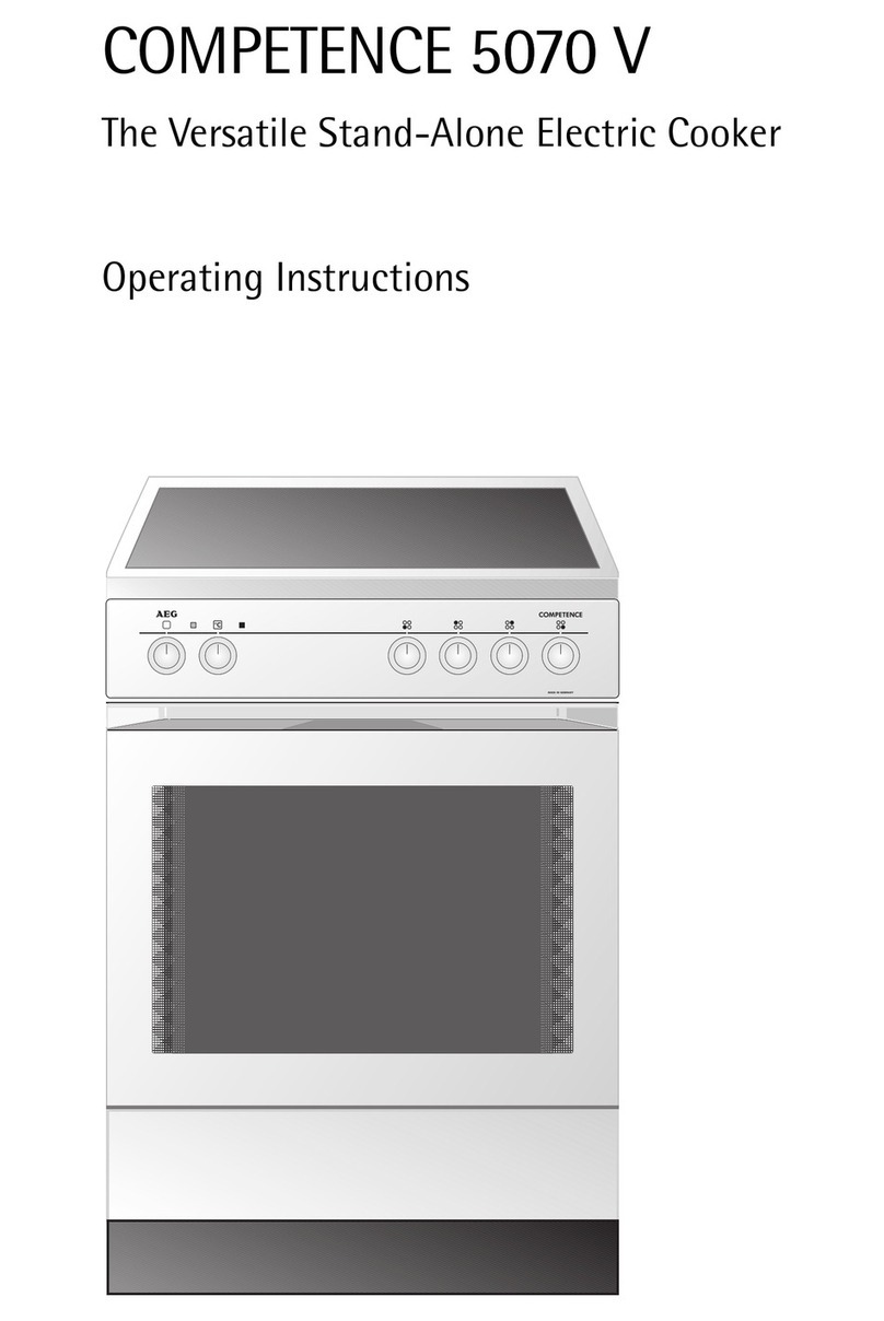AEG COMPETENCE 5070 V User manual