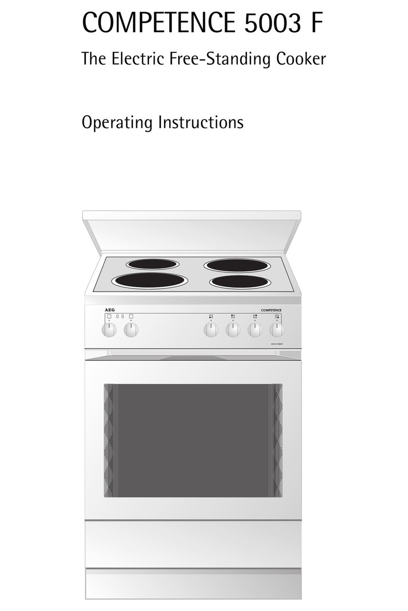 AEG COMPETENCE 5003 F operating instructions