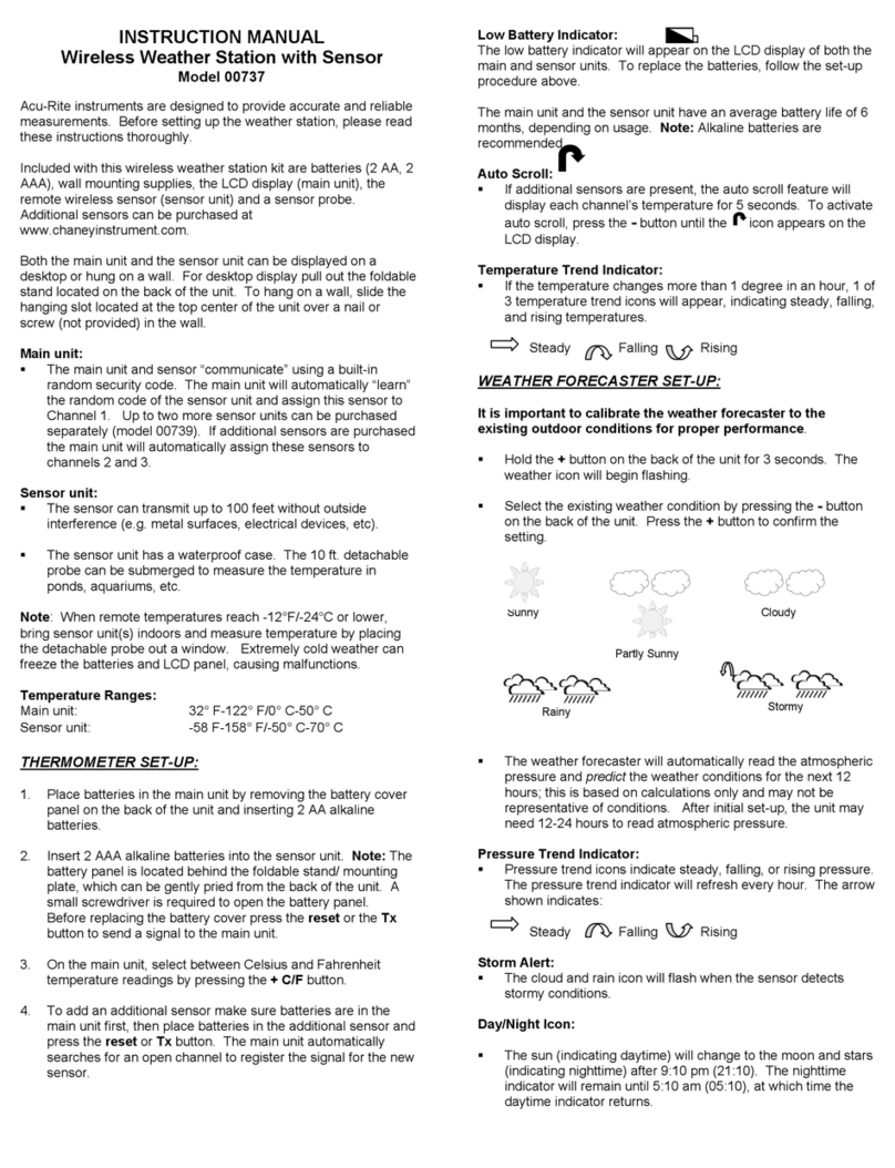ACU-RITE 737 instruction manual