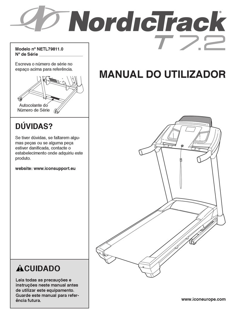 NordicTrack T 7.2 Treadmill Setup guide