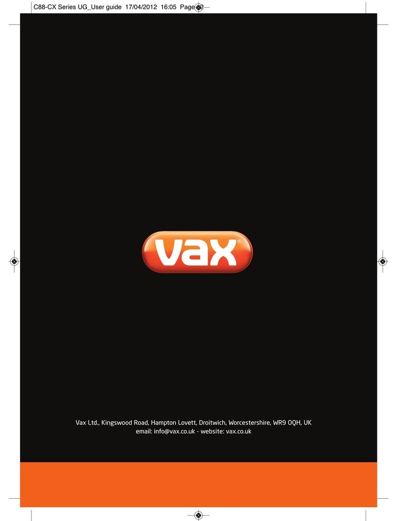 Vax C90-EL SERIES User manual Vax C90-EL SERIES User manual