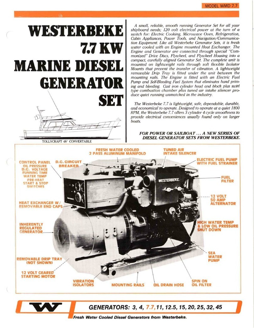 Westerbeke WMD 7.7 Specifications