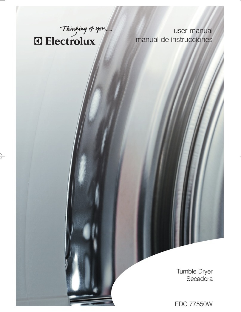 Electrolux EDC 77550W user manual