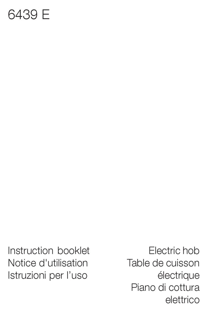 AEG 6439 E User manual