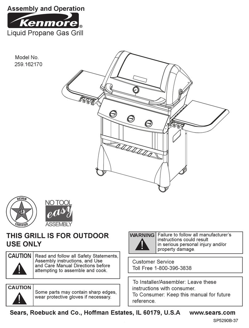 Kenmore 259.162170 Assembly and operation