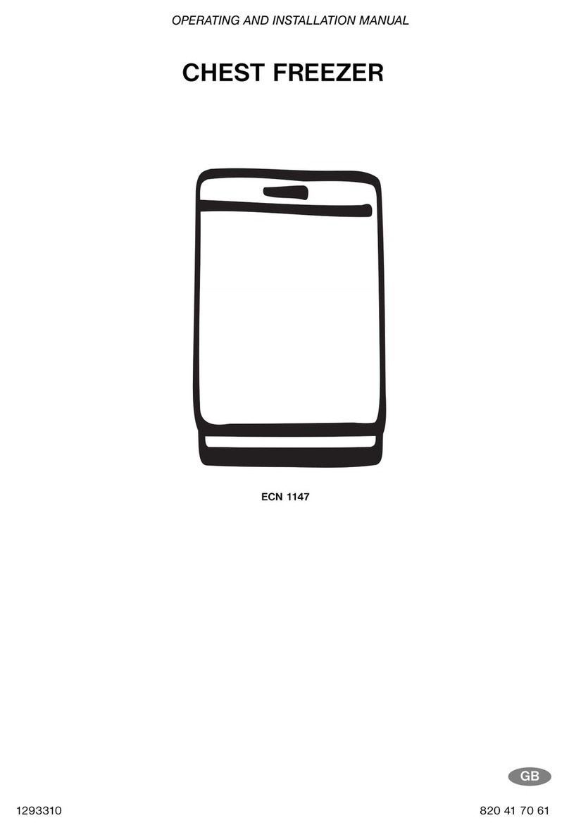 Electrolux ECN 1147 OPERATING AND INSTALLATION Manual