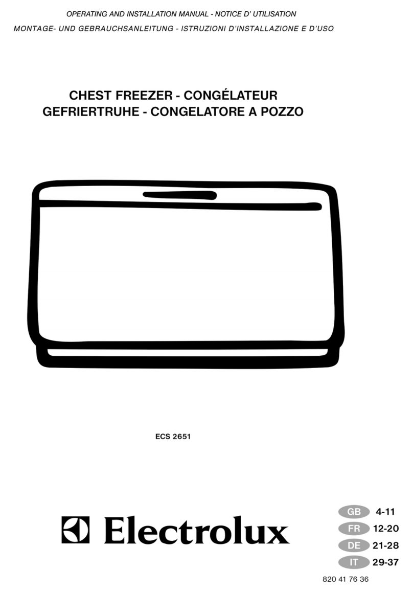 Electrolux ECS 2651 Specification sheet Electrolux ECS 2651 Specification sheet