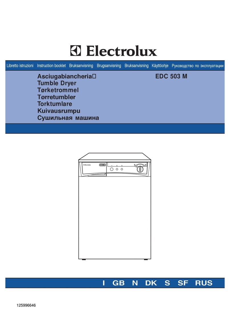 Electrolux EDC 504M User manual