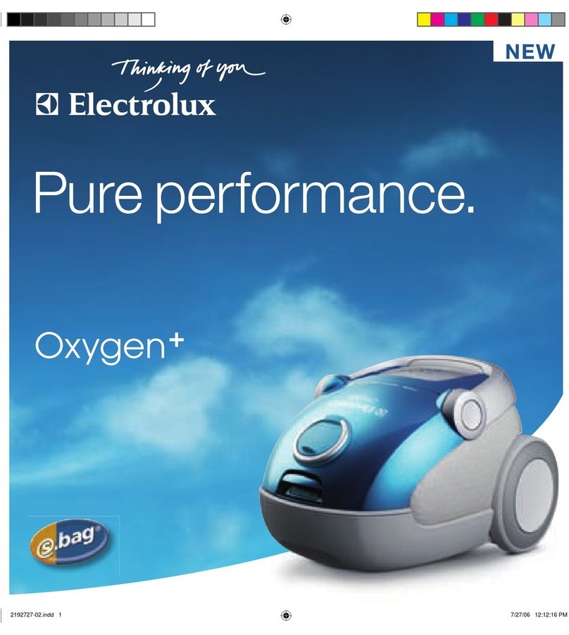 Electrolux Oxy3system operating instructions