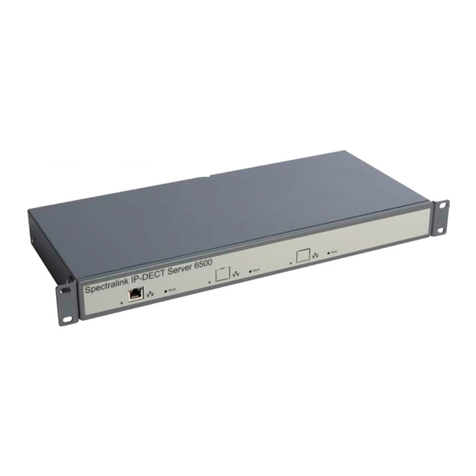 SpectraLink IP-DECT SERVER 6500 Specifications