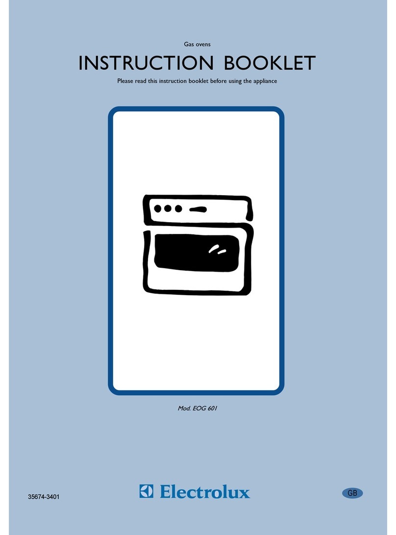 Electrolux EOG 601 Instruction booklet