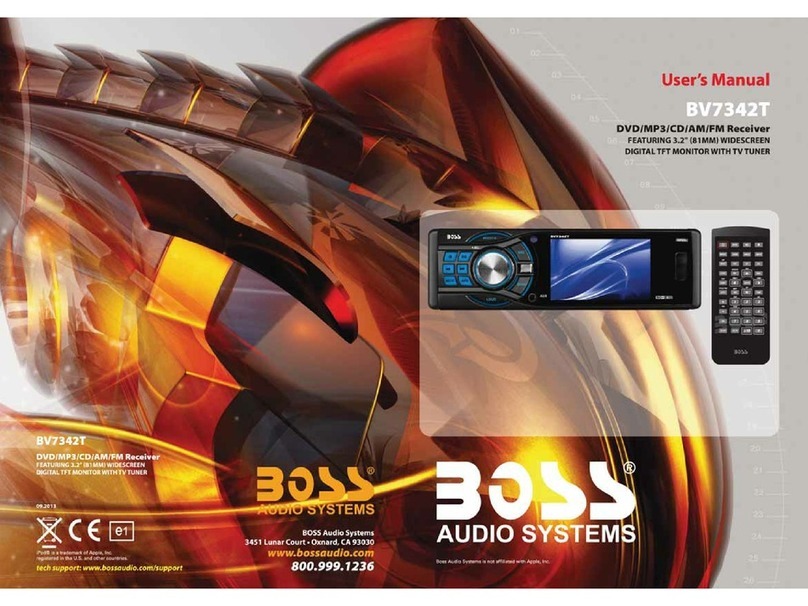 Boss Audio Systemsu BV7342T user manual