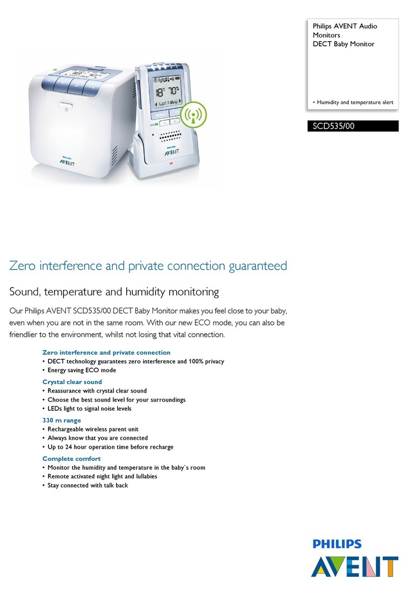 Philips AVENT DECT SCD535/00 User manual