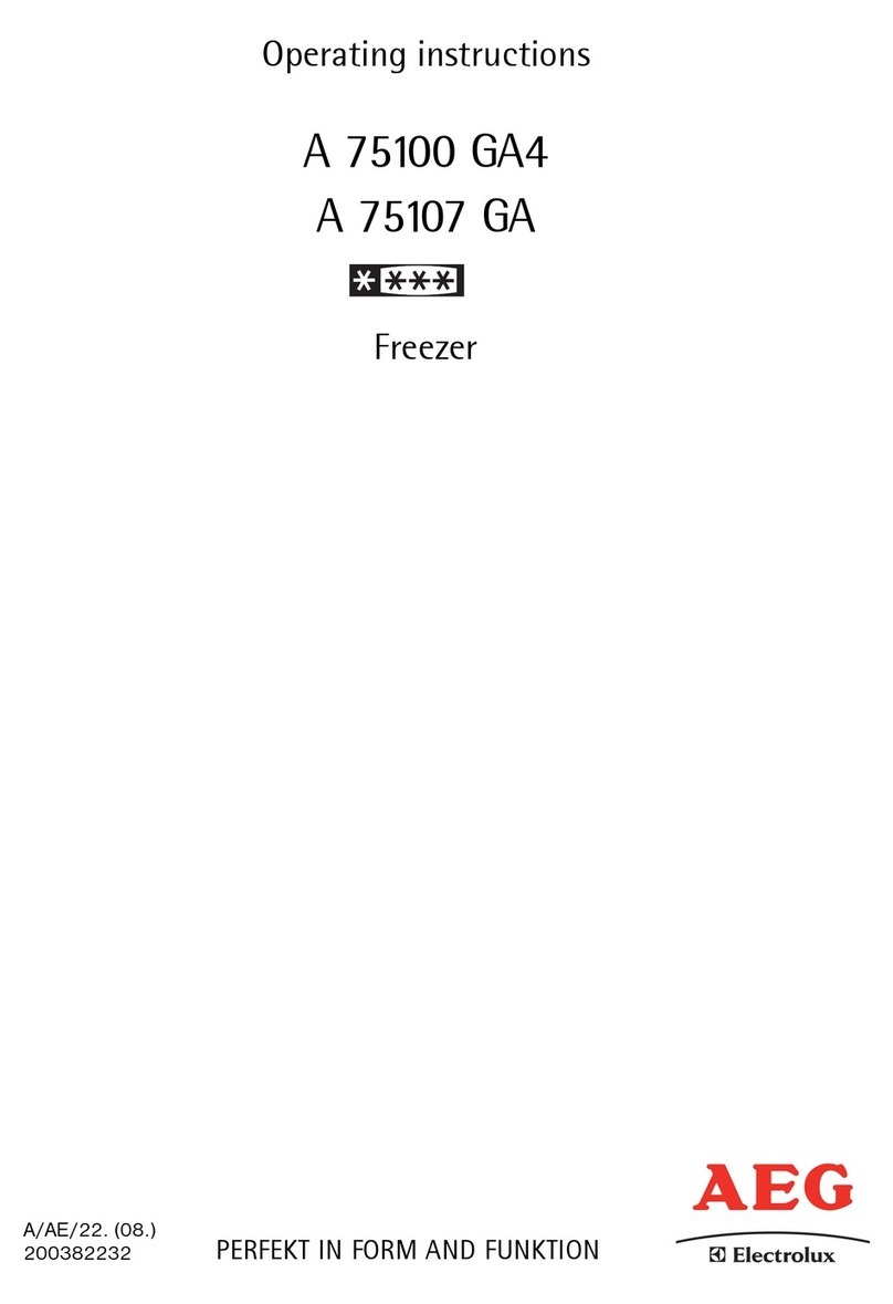 AEG A 75107 GA User manual AEG A 75107 GA User manual