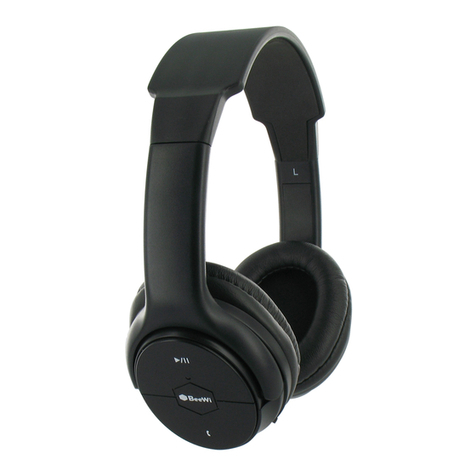BeeWi Stereo Bluetooth Headphone user guide