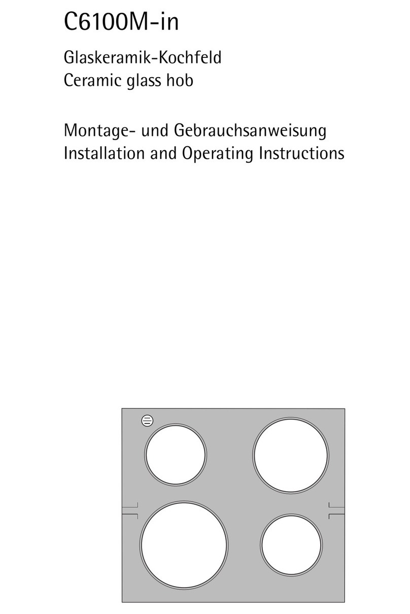 AEG C6100M-in Installation and operating instructions