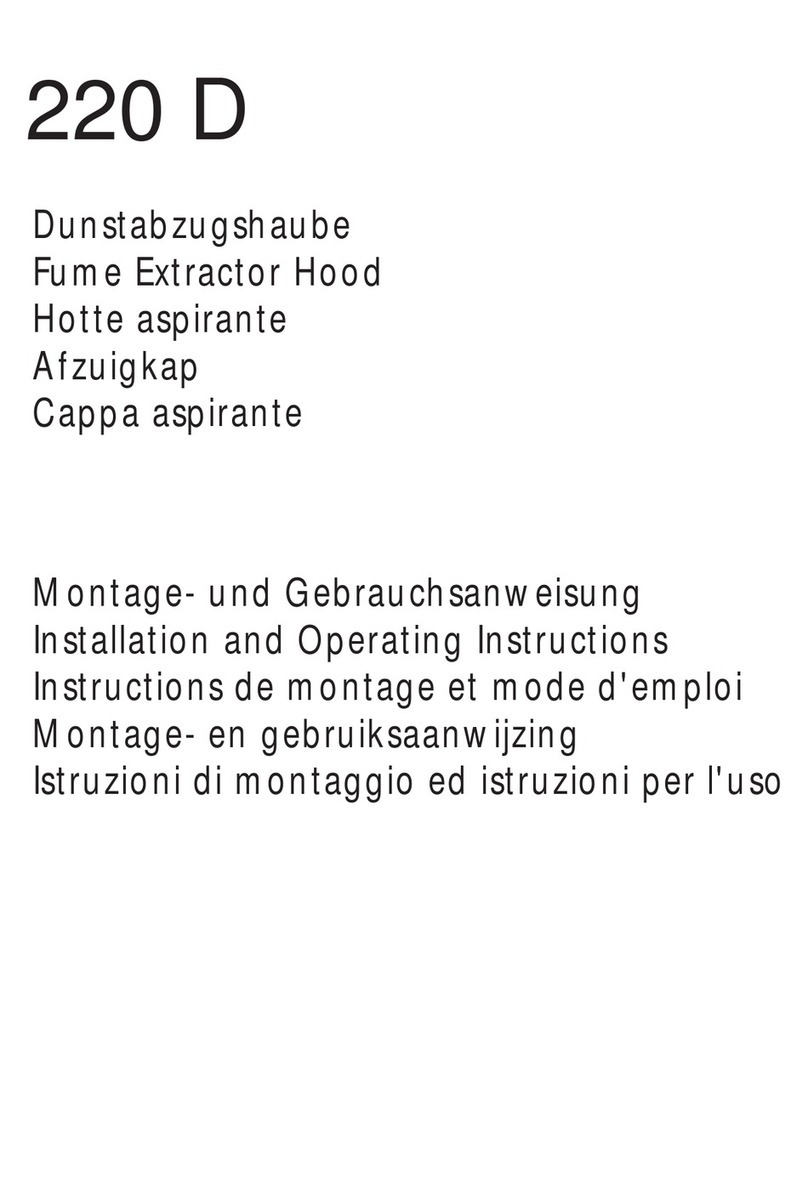 AEG 220 D User manual